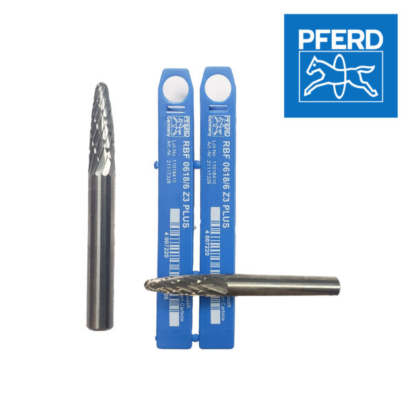 PFERD ดอกเจียรหัวเหล็กทังสเตนคาร์ไบด์ ขนาด 6x18 mm