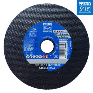 PFERD แผ่นตัดสแตนเลสและเหล็ก ขนาด 4 นิ้ว หนา 1.0 mm