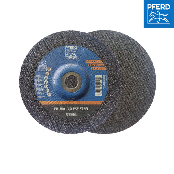 PFERD แผ่นตัดเหล็กหลังนูน ขนาด 7 นิ้ว หนา 3.0 mm