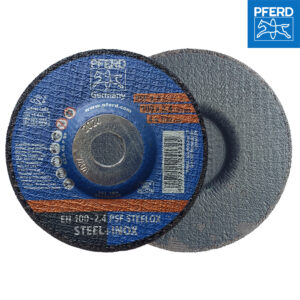 PFERD แผ่นตัดสแตนเลสและเหล็กหลังนูน ขนาด 4 นิ้ว หนา 2.4 mm