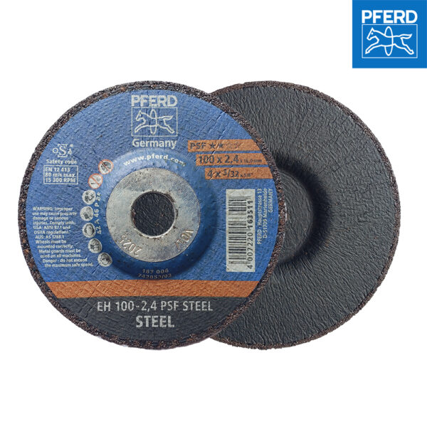 PFERD แผ่นตัดเหล็กหลังนูน ขนาด 4 นิ้ว หนา 2.4 mm OSA