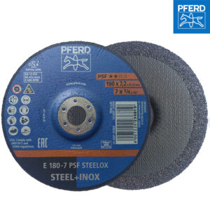 PFERD ใบเจียร สเตนเลสและเหล็กขนาด 7 นิ้ว หนา 7.2 mm