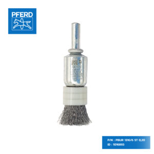 PFERD แปรงลวดเหล็ก ขนาดแกน 6mm