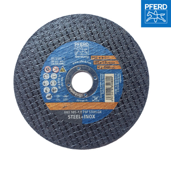 PFERD แผ่นตัดสแตนเลสและเหล็ก ขนาด 4 นิ้ว หนา 1.0 mm