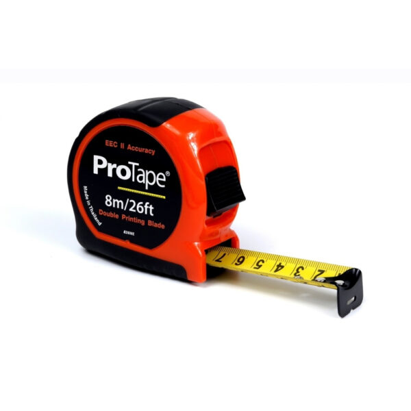Protape 826ME ตลับเมตร 8m โครงยางและพลาสติก